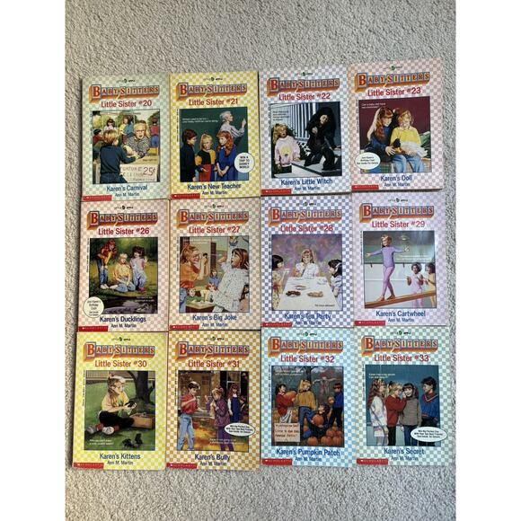 Mix Lot of 36 Vtg Baby-Sitters Little Sister Chapter Books Ann M Martin - Picture 6 of 14